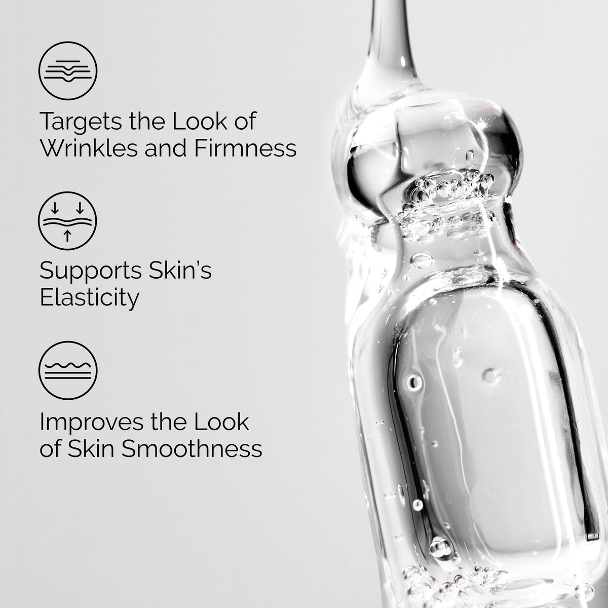 Closeup ingredients label of The Ordinary, brand transparency and ingredient benefit
