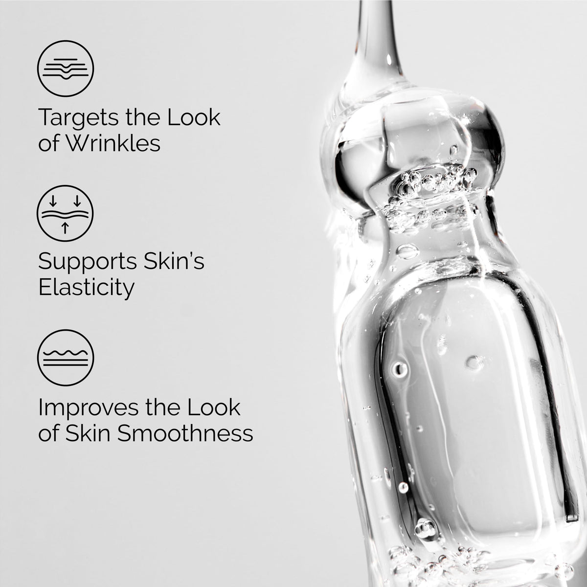 The Ordinary Multi-Peptide Eye Serum being gently applied for reduced puffiness