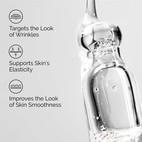 The Ordinary Multi-Peptide Eye Serum being gently applied for reduced puffiness