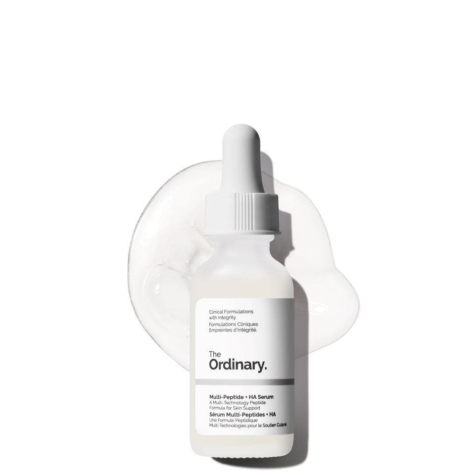 The Ordinary front packaging showing bottle and label, brand clarity and benefit
