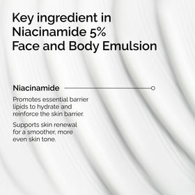 The Ordinary niacinamide emulsion texture close-up illustrating lightweight absorption