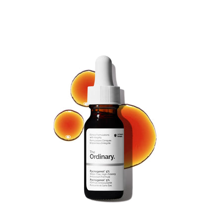 The Ordinary front packaging showing bottle and box, clear branding and product benefit