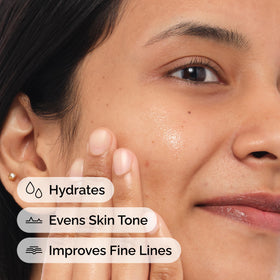 Evening skincare routine with The Ordinary retinol 1% in squalane applied to face, illustrating night use