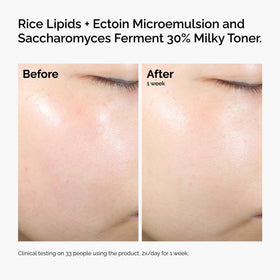 The Ordinary moisturizer spread on hand demonstrating dewy hydration finish
