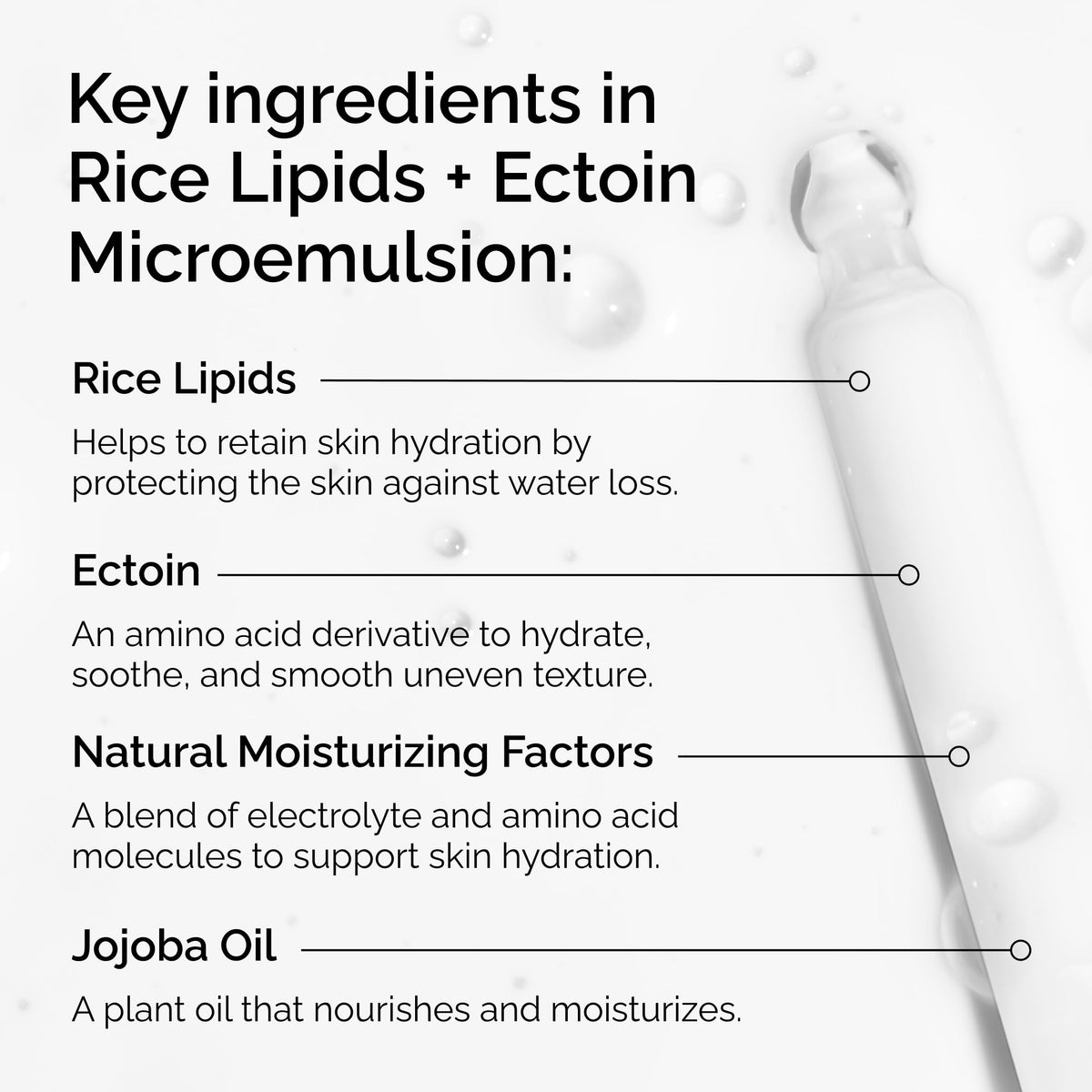 The Ordinary close-up of lightweight microemulsion texture delivering fast absorption