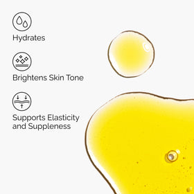 The Ordinary close-up of rosehip oil texture highlighting nutrient-rich finish