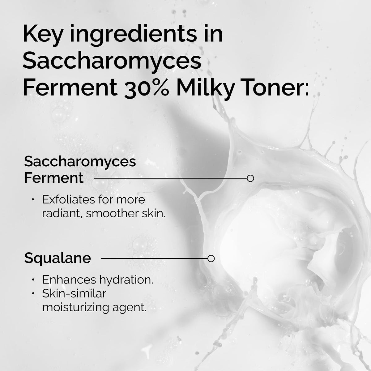 The Ordinary saccharomyces ferment toner creamy milky texture highlighting smooth absorption