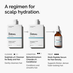 The Ordinary bottle beside ruler showing 2 fl oz scale for accurate size perception