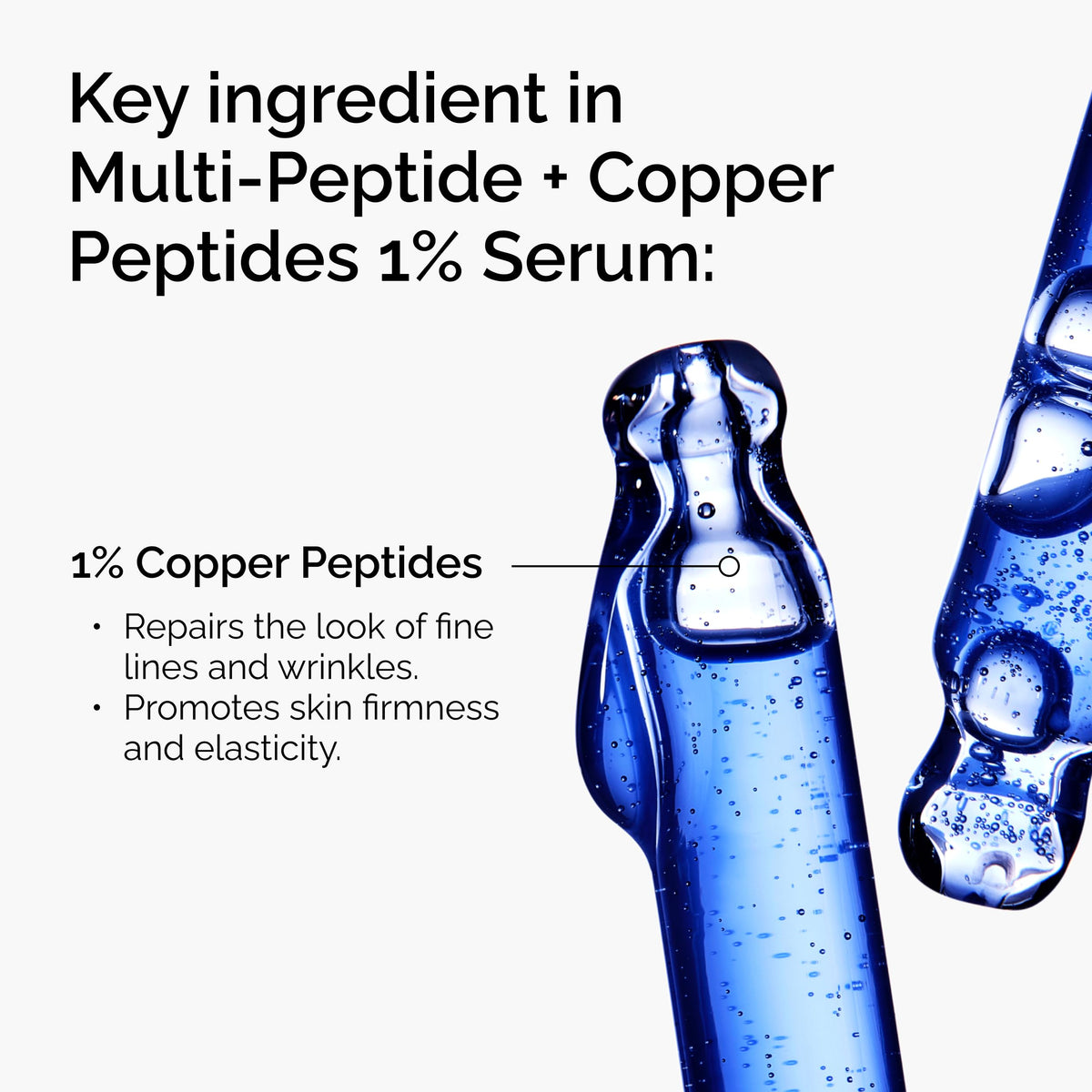 The Ordinary pump and label detail, clear view of product identity and use benefit