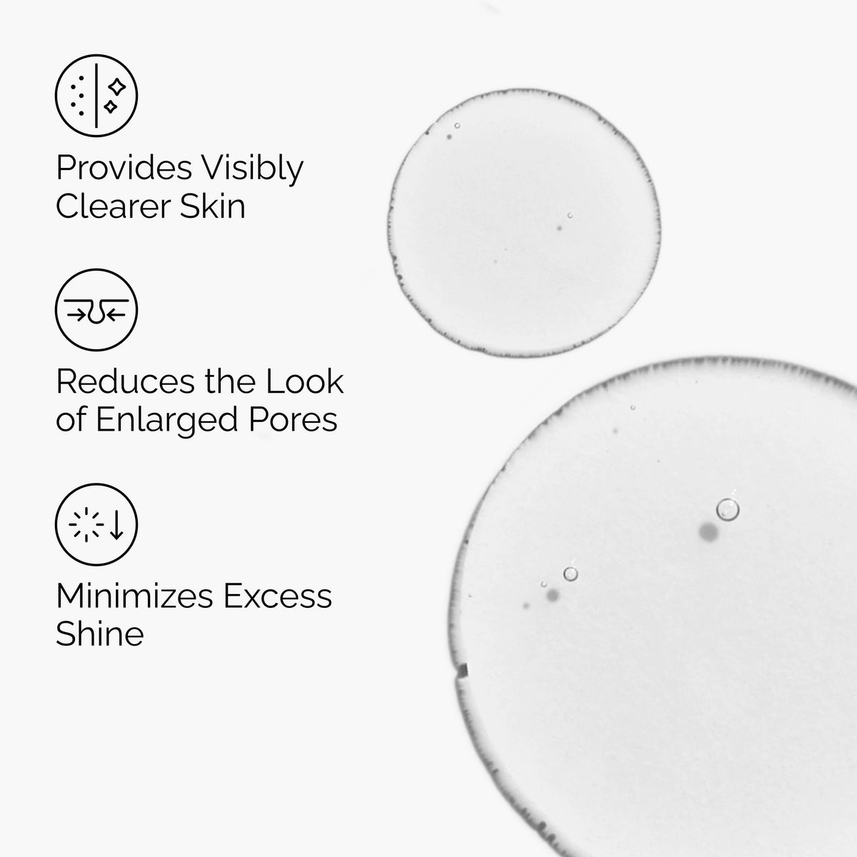The Ordinary serum texture on hand close-up showing lightweight spreadability