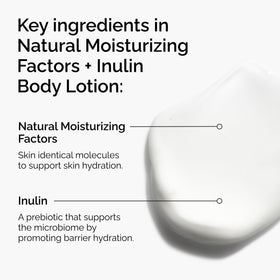 Texture spread of The Ordinary lotion on skin, demonstrating lightweight absorption