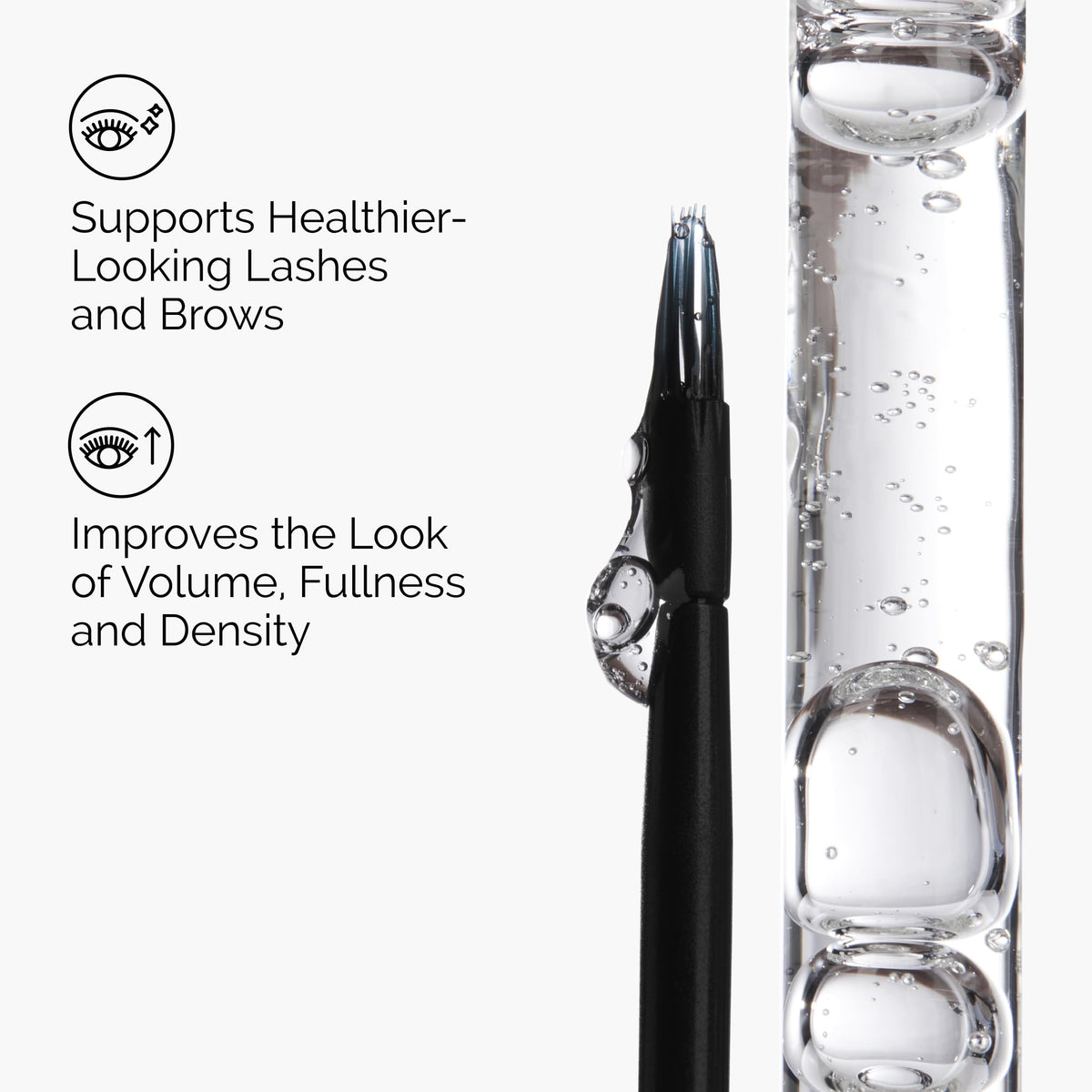 The Ordinary serum texture on fingertip showing lightweight feel and quick-absorbing benefit
