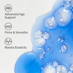 The Ordinary serum texture on hand, demonstrates lightweight hydration and absorption