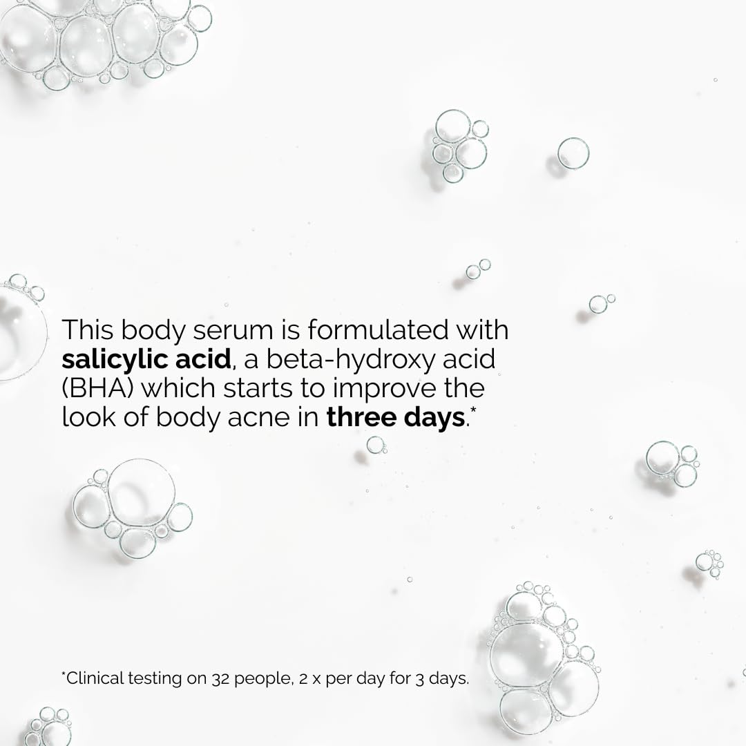 The Ordinary clear serum texture droplet close-up demonstrating lightweight absorption