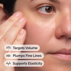 The Ordinary dropper releasing oil-like serum texture highlighting concentrated formula delivery
