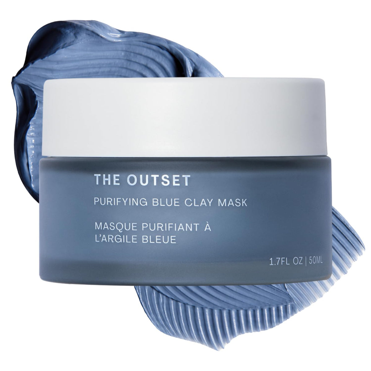 The Outset front packaging showing clean-luxury design and benefit