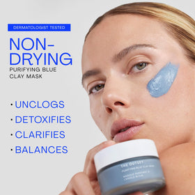 The Outset open jar showing velvety mask texture and easy application