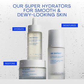 The Outset next to common items showing 1.7 fl oz travel-friendly size