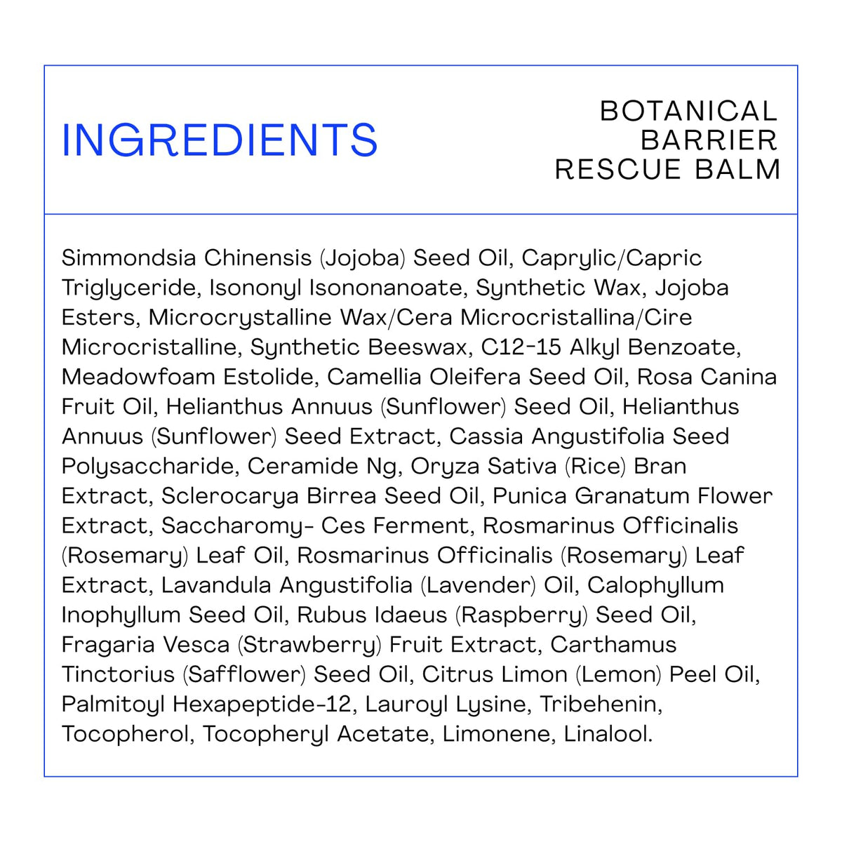 The Outset product label and ingredients panel showing clean formulation