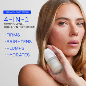 The Outset serum dropper releasing clear lightweight texture for quick absorption