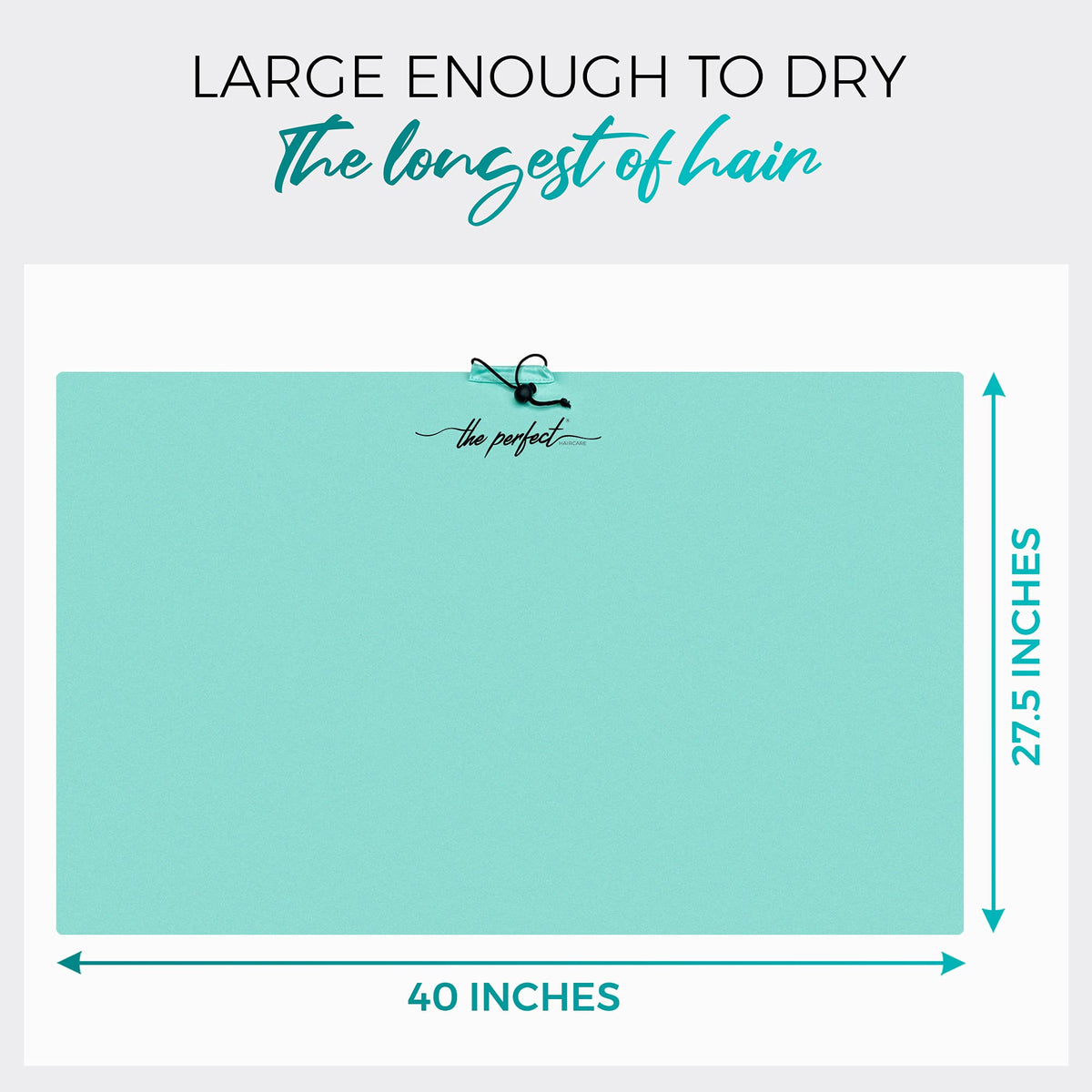 THE PERFECT HAIRCARE texture close-up of silky microfiber reducing frizz and breakage