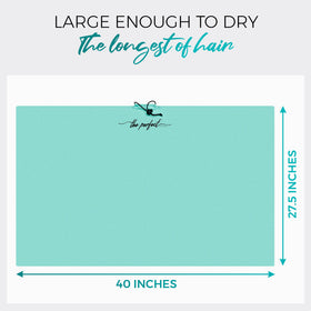 THE PERFECT HAIRCARE texture close-up of silky microfiber reducing frizz and breakage