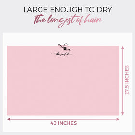 THE PERFECT HAIRCARE silky microfiber texture that reduces frizz and snags
