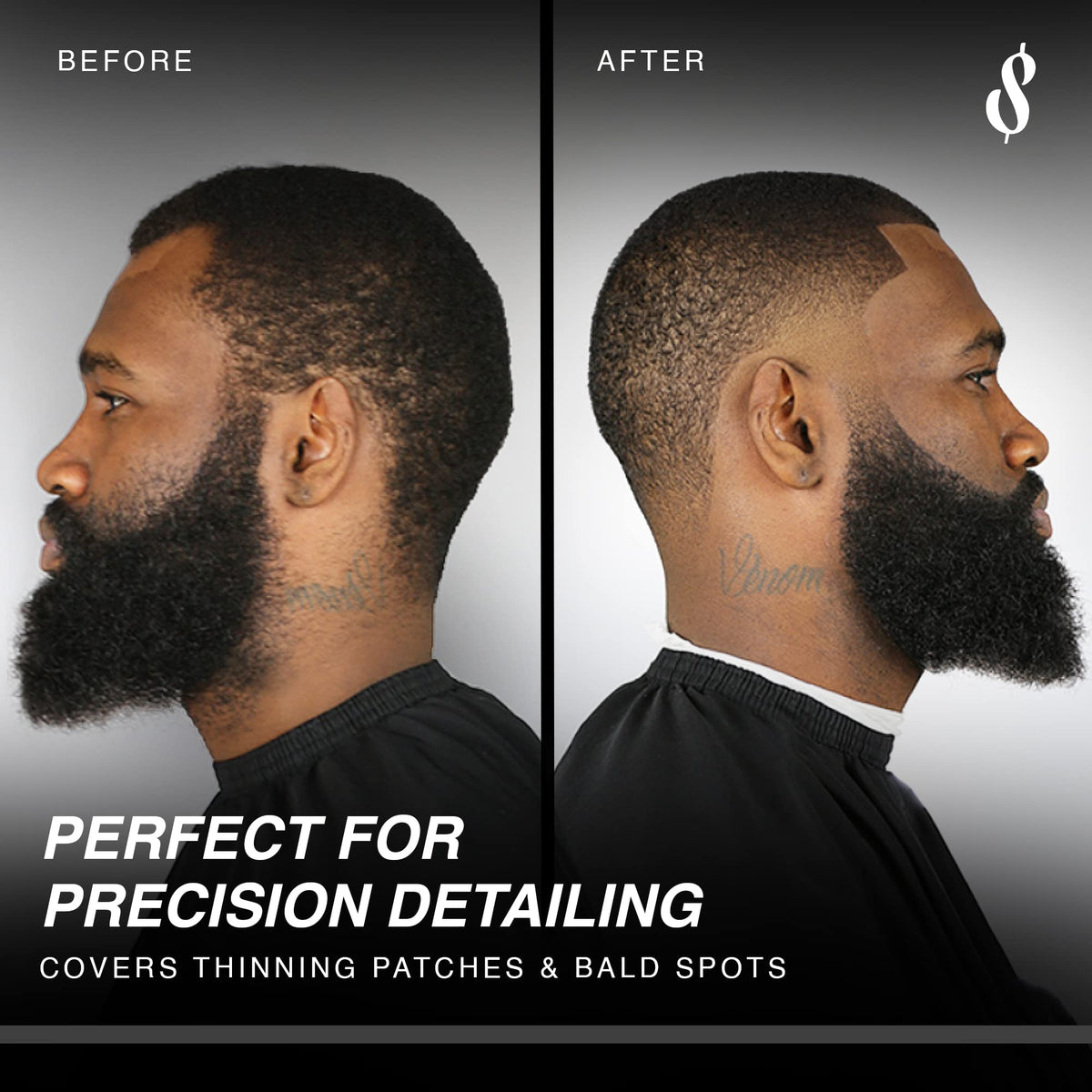 The Rich Barber applicator pump detailed view enabling precise placement