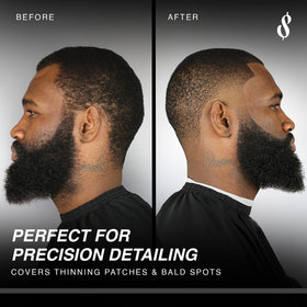 The Rich Barber applicator pump detailed view enabling precise placement