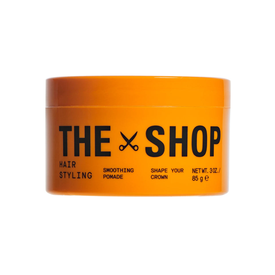 The Shop Uninterrupted front pack showing jar and label, clear styling benefit
