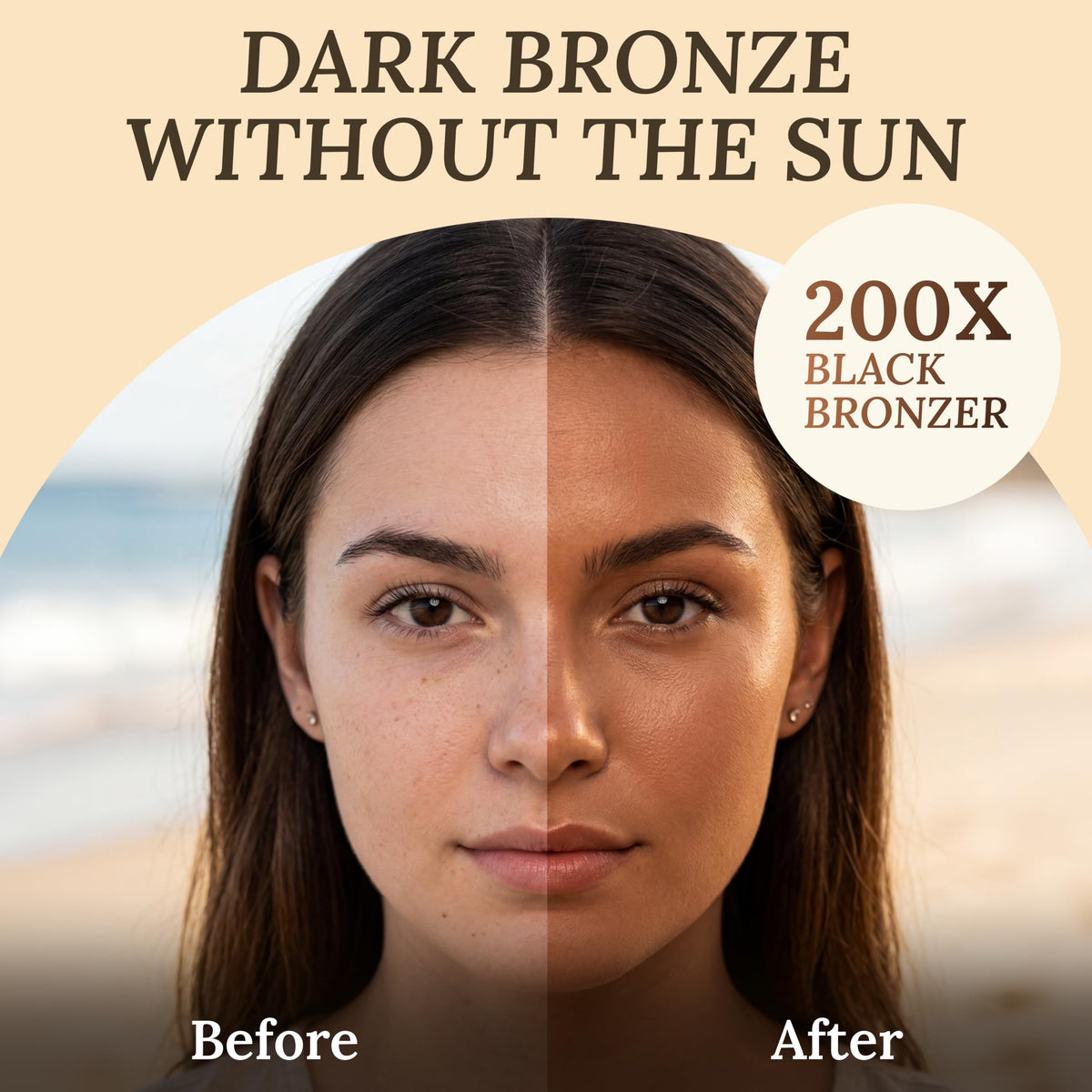 The Sicilian bottle texture and pump detail highlighting smooth application benefit