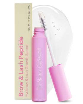 The Skinny Confidential front packaging showing compact styling serum, travel friendly