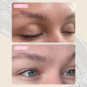 Close-up of serum texture highlighting lightweight peptide formula and fast absorption