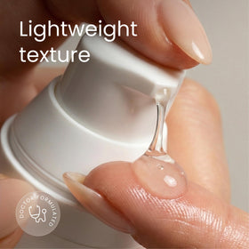 The Spa Dr. bottle beside moisturizer showing layering in skincare routine