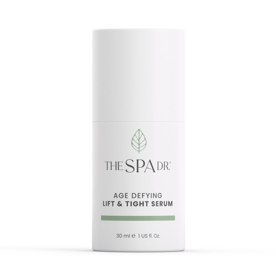 The Spa Dr. front bottle shot showing clean packaging and anti-aging benefit