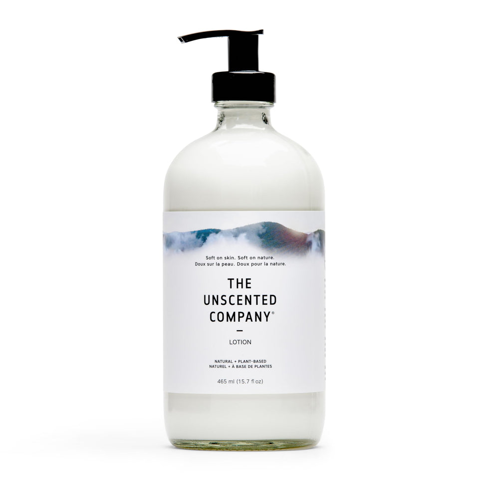 The Unscented Company front bottle showing label and size for clear product benefit