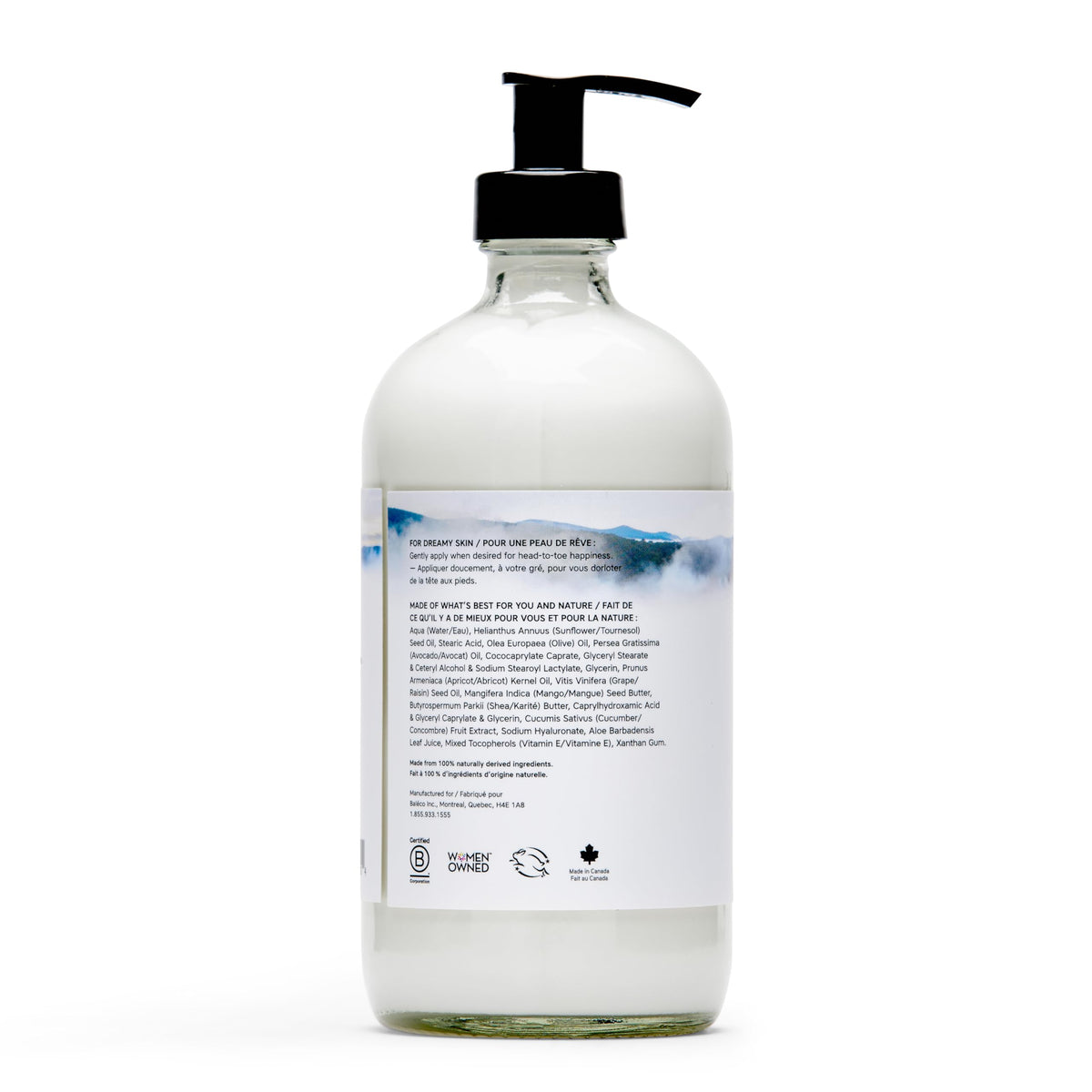 The Unscented Company close-up texture shows smooth cream for easy absorption