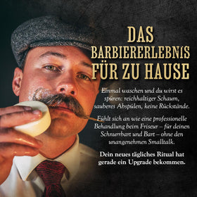 THE VINTAGE GROOMING CO. Night Fury beard after wash displays softer, well-conditioned facial hair