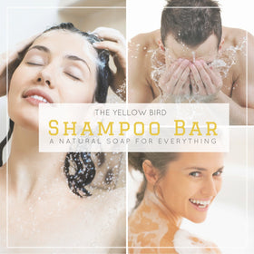 Arrangement of grapefruit, rosemary, lavender near bar, emphasizes natural essential oils