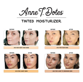 theBalm anne t. dotes split-face before and after showing visible evening benefit