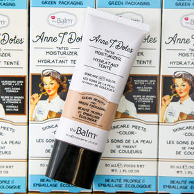 theBalm anne t. dotes packaging back label showing ingredients and directions