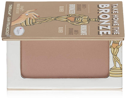 theBalm Oliver compact front view showing color and clean packaging benefit natural-looking warmth