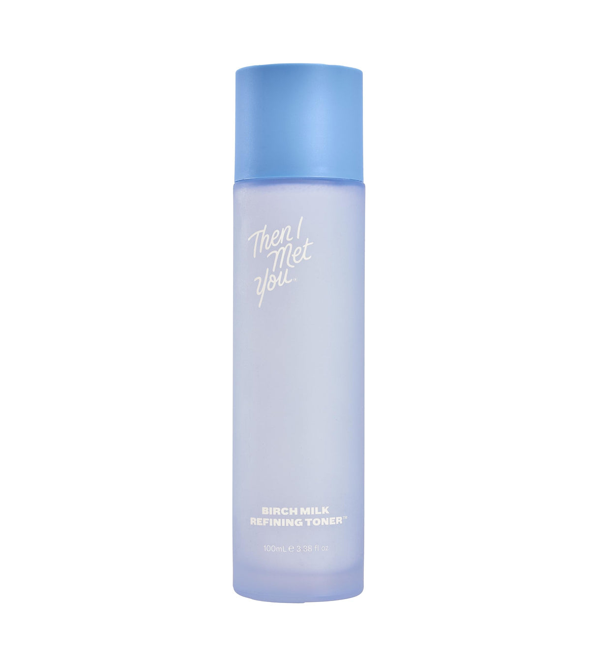 Then I Met You front bottle display showing sleek packaging and travel size benefit