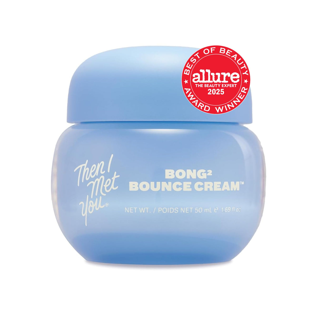 Then I Met You jar front view showing compact travel-friendly packaging and hydration benefit