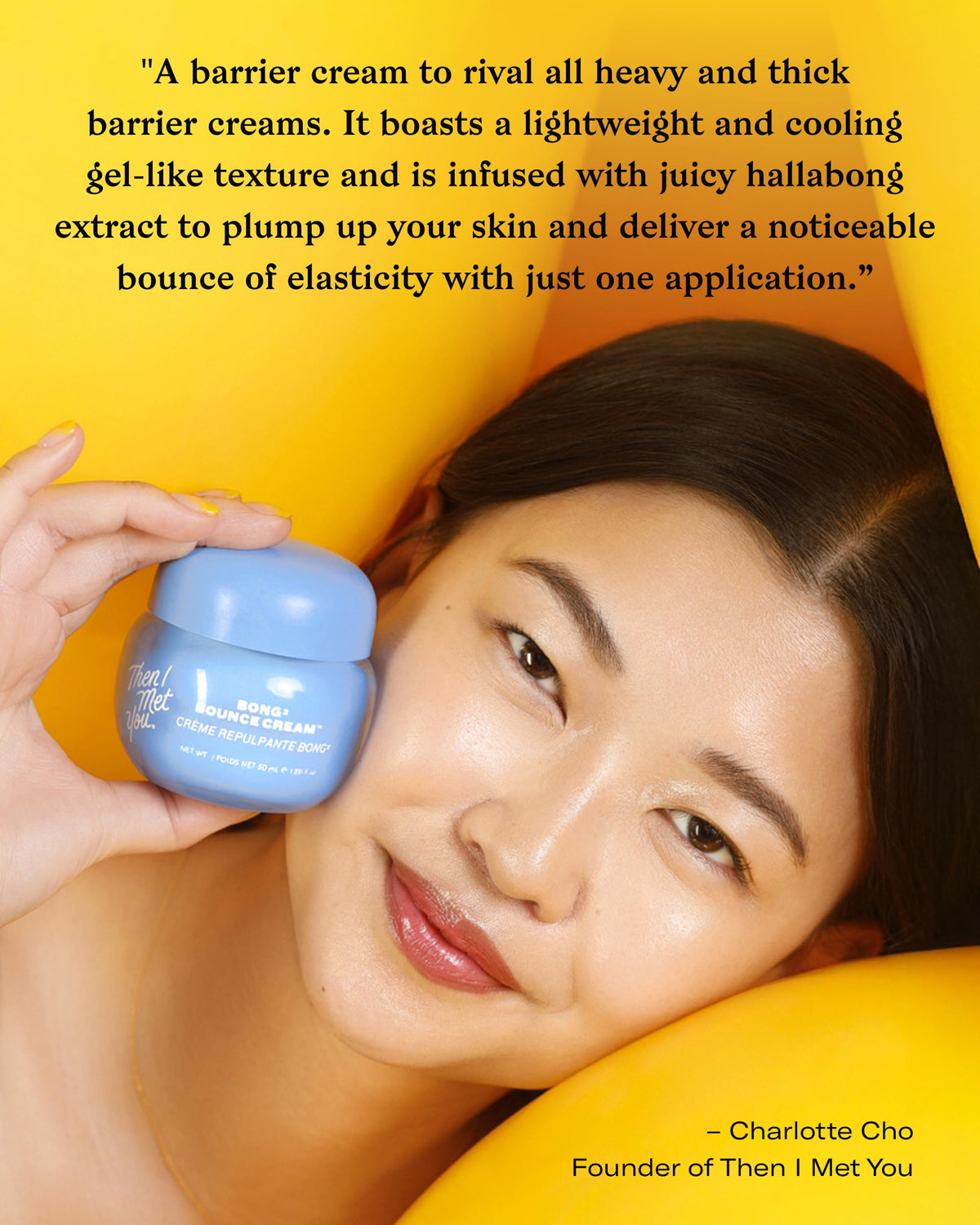 Then I Met You applied under foundation demonstrating smooth layering and makeup-friendly finish