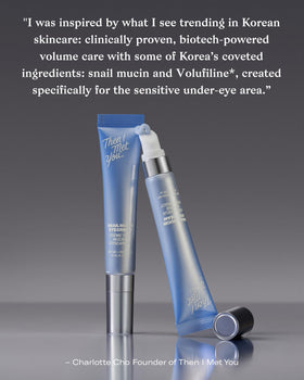 Then I Met You open jar showing cream richness for gentle under-eye nourishment