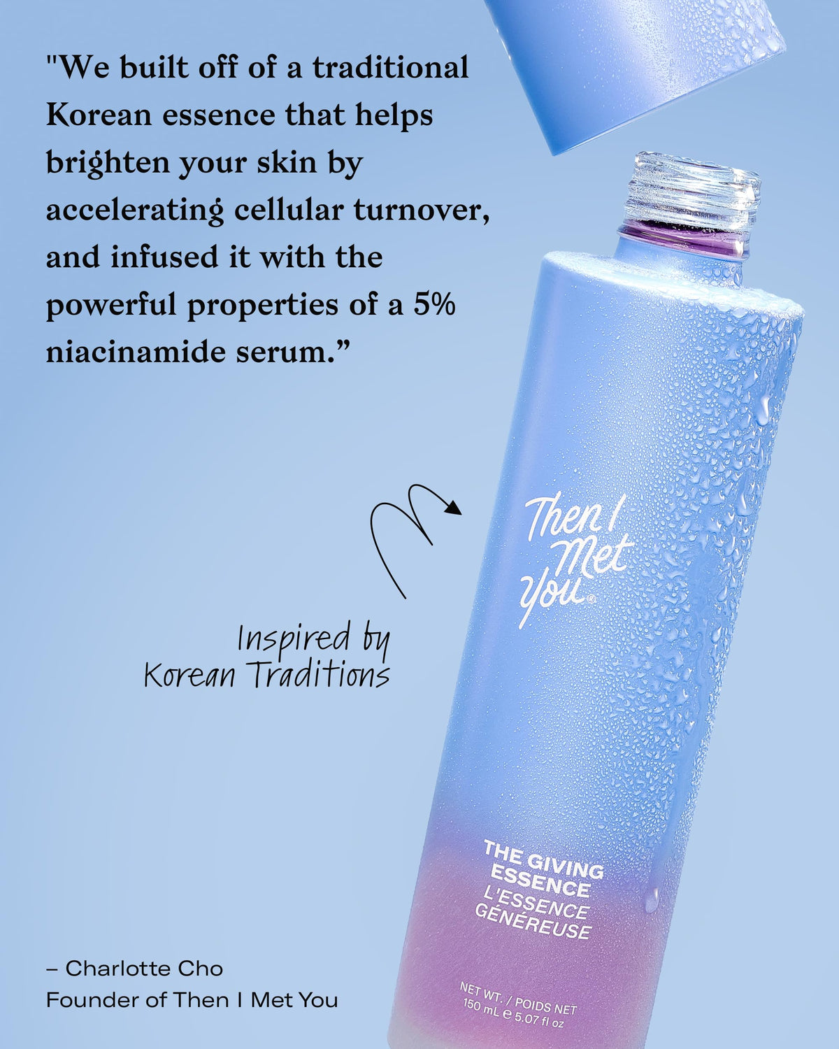 Then I Met You in skincare routine on vanity showing layering adaptability