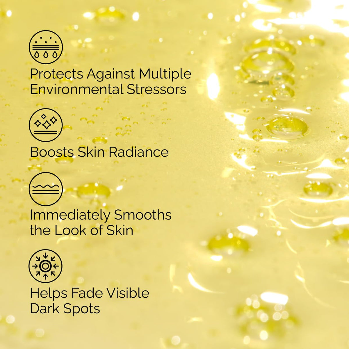 The Ordinary serum droplet on skin demonstrating application and glow