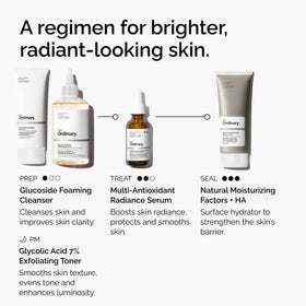 The Ordinary 1 fl oz size comparison on a hand for scale and travel ease