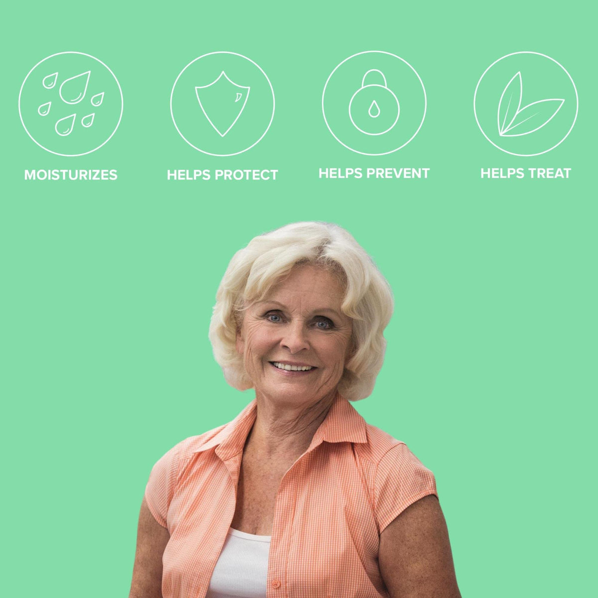 Thera cream spread on forearm for visible hydration and protective film